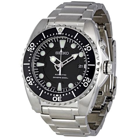 Seiko Prospex Kinetic 200 Meter Dive Men's Watch .